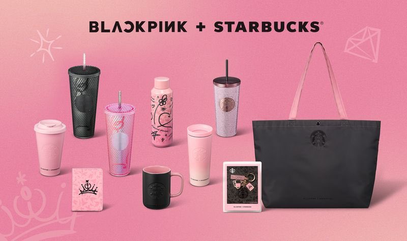 スターバックス BLACKPINK コラボ タンブラー ピンク 紙袋付き - 食器
