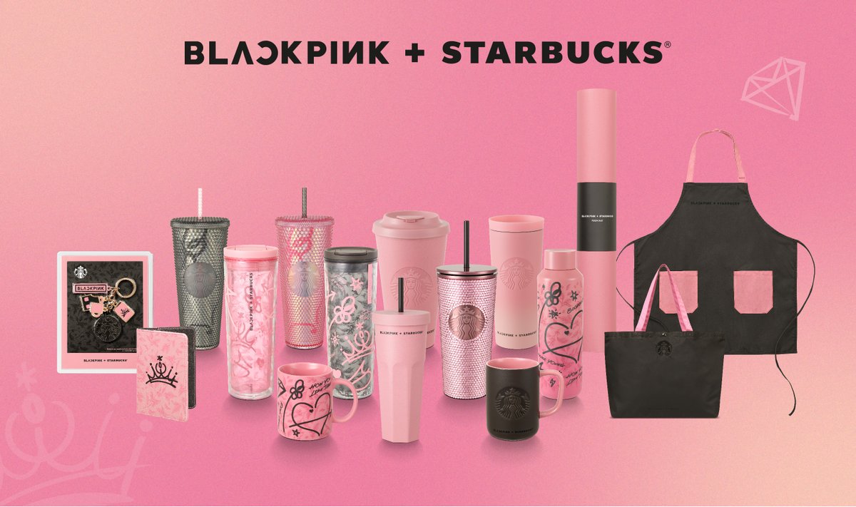 限定　BLACKPINK Starbucks コラボ　タンブラー　リサピック